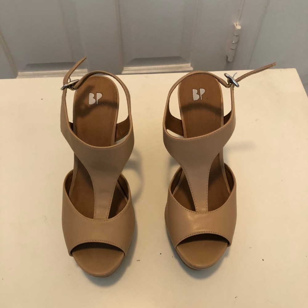 BP Nude Wedges